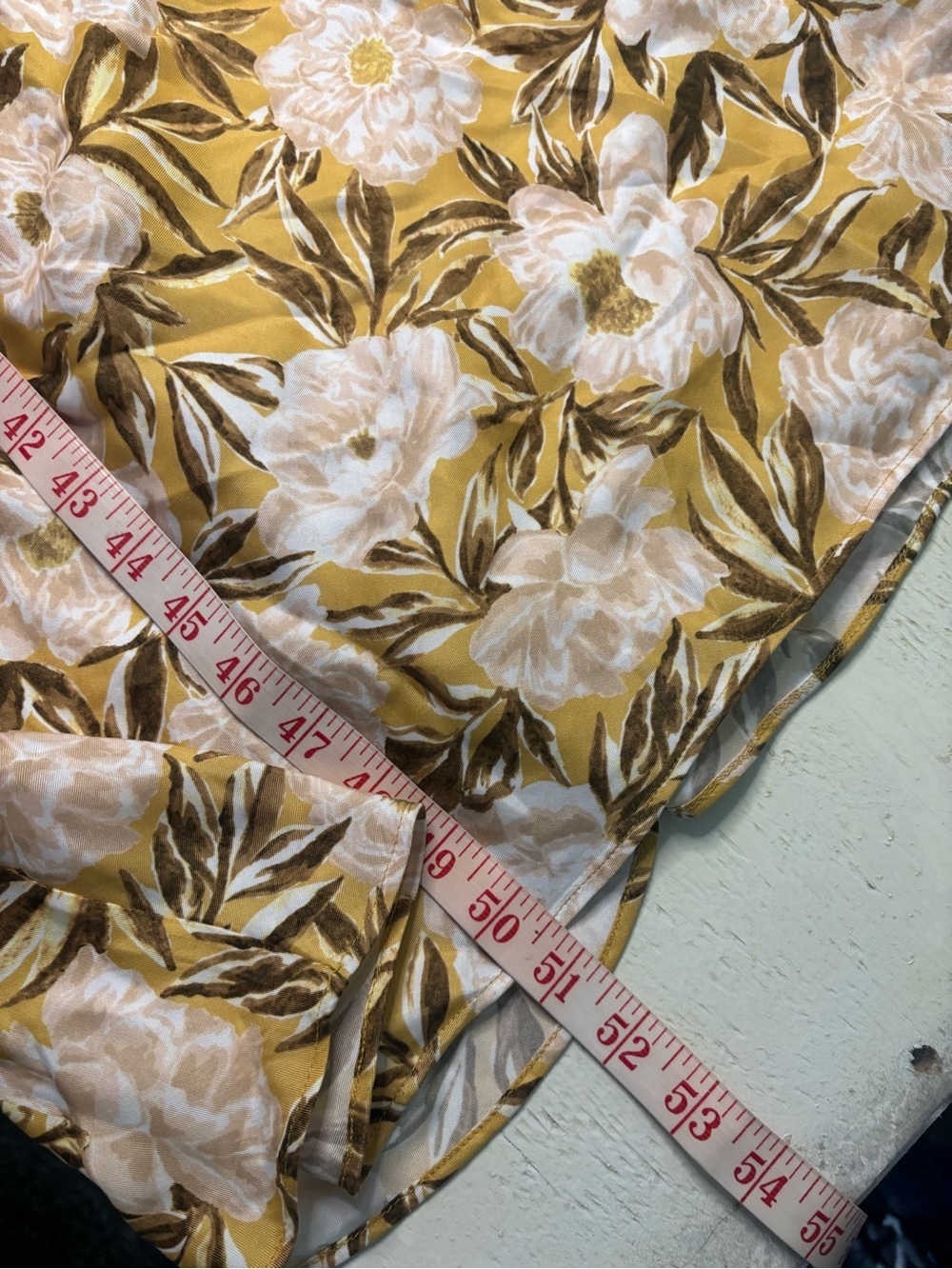 Madewell Size 4 Angelina Floral Yellow Maxi Dress Tropical Vacation Resort New - Picture 7 of 8